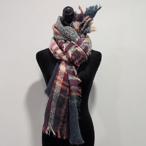 Maurices Multicolor Plaid Scarf